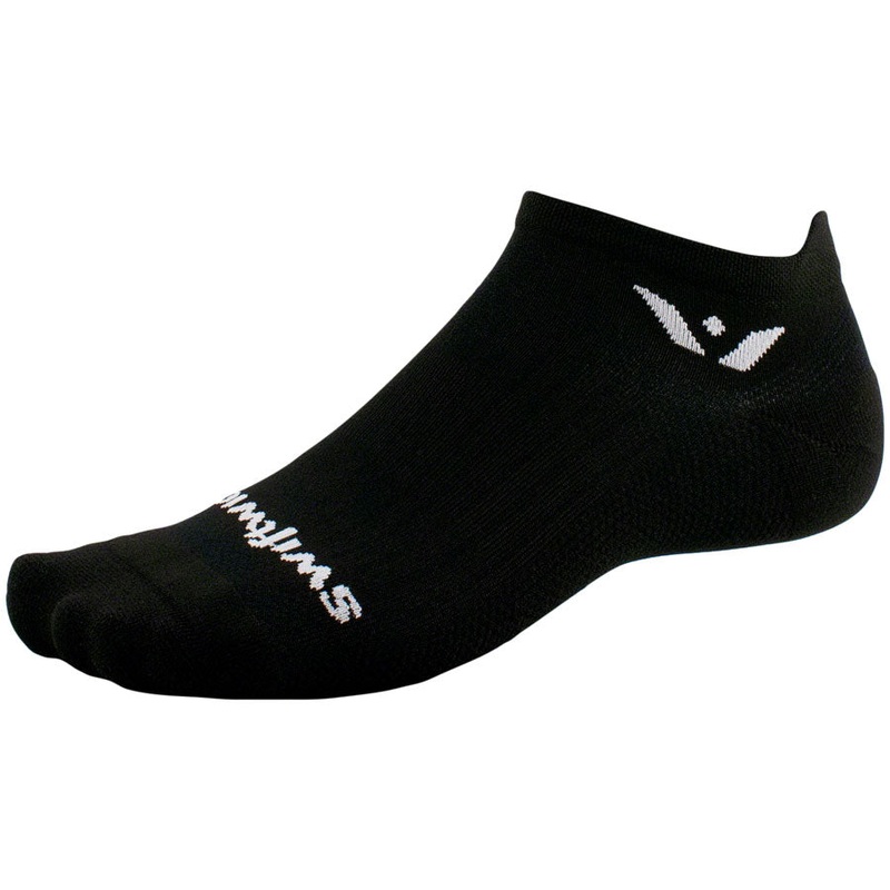Swiftwick Aspire No Show Socks – Black Small