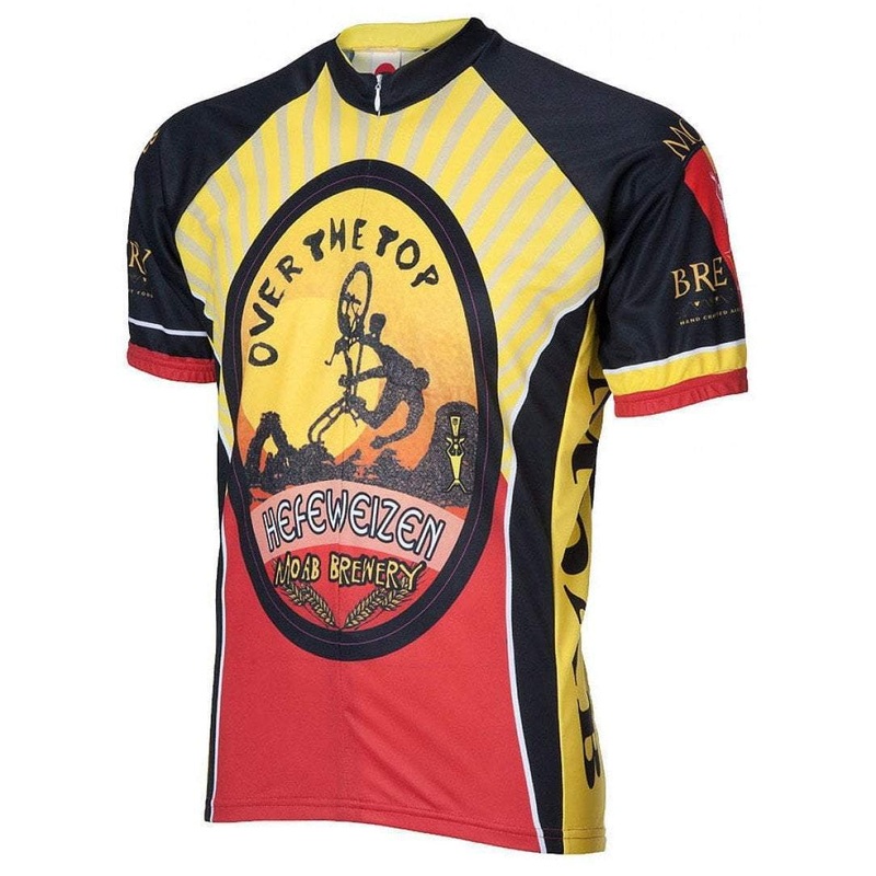 Men’s Over the Top Road Bike Jersey Yellow Small