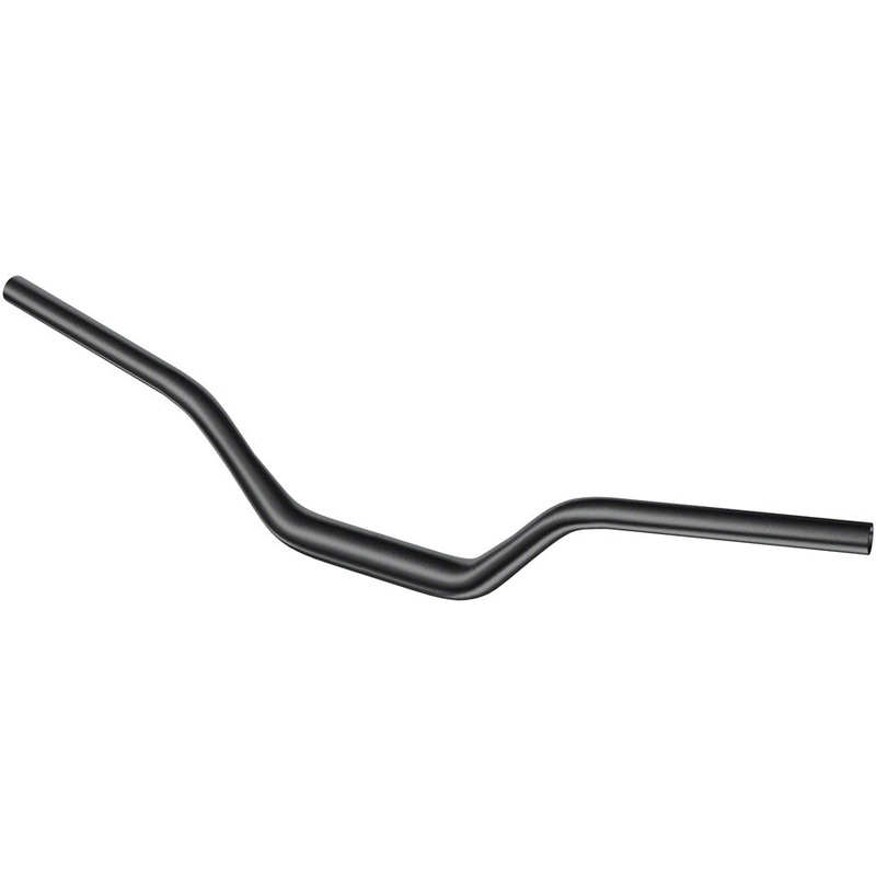 Zoom Riser Handlebar – 86mm Rise, 31.8mm Clamp, 700mm Width, Black