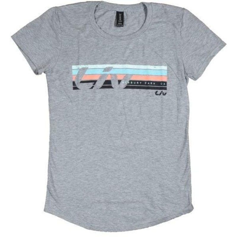 Women’s Stripes Bike Shirt Gray X-Small