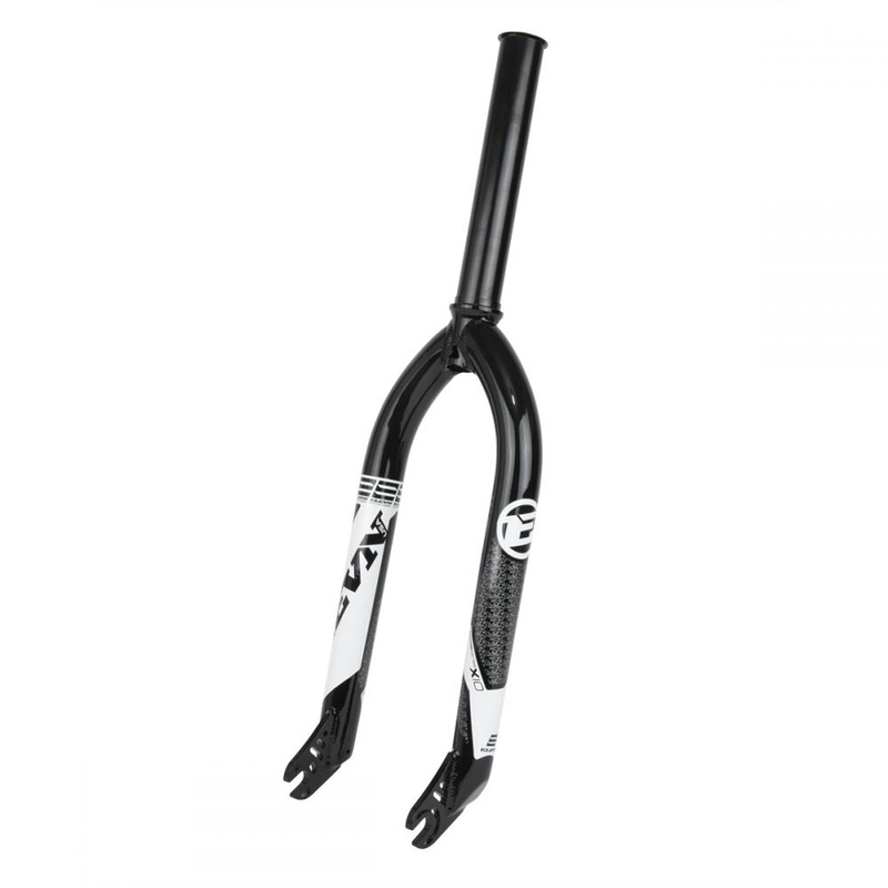 20″ x 10mm Elevn V2 7.0 LT BMX Race Fork – 1-1/8″ Threadless – Black/White