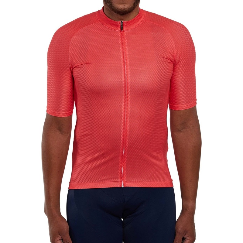 Men’s Alpint Road Bike Jersey – Coral Orange X-Small