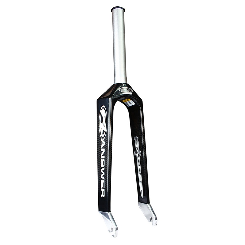 Answer Dagger Mini Carbon BMX Race Fork-20″-1″-10mm Black