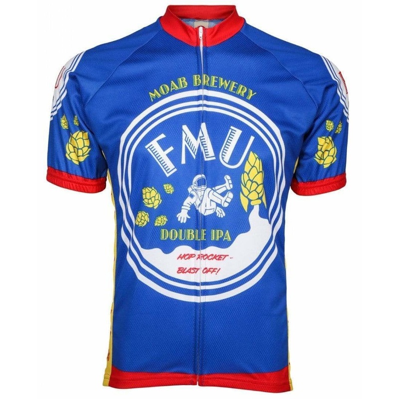 Men’s FMU Road Bike Jersey Blue Small