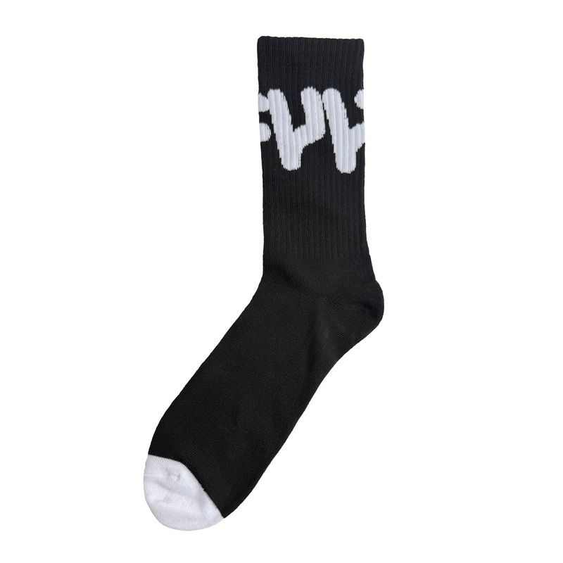 Big Logo Socks / black Single Pair
