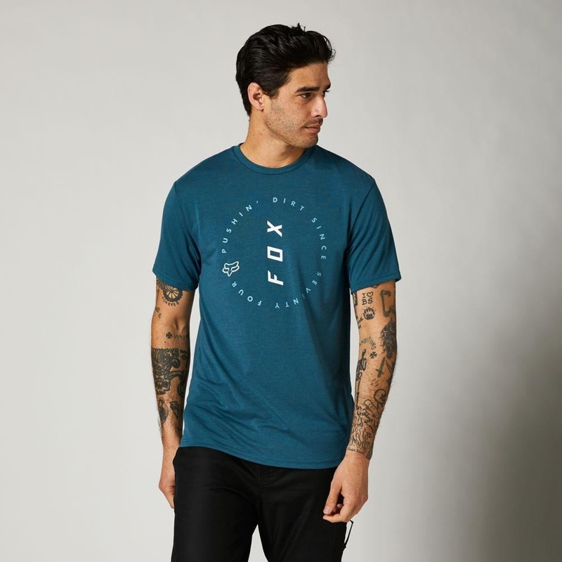 Men’s Clean Up Tech Tee Blue Small