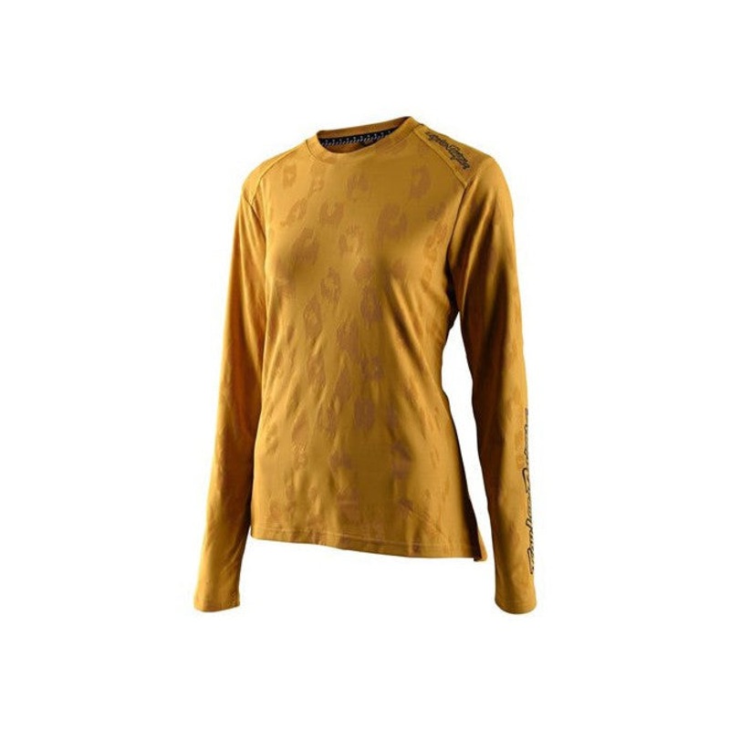 TLD 23 Womens Lilium LS Jersey / Jacquard Honey Yellow XS