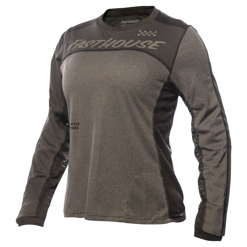 Classic Mercury LS Women’s Jersey – Black/Charcoal Heather WXS